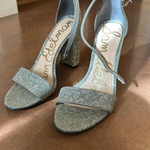 Sam Edelman block heels sparkle